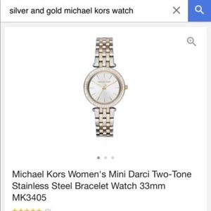 Silver & Gold Micheal Kors women’s watch